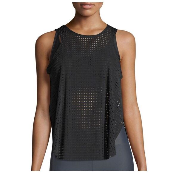 Onzie Molly Jersey Mesh Tank with Flyaway Sides Periwinkle Women’s One Size Fits - Picture 10 of 11